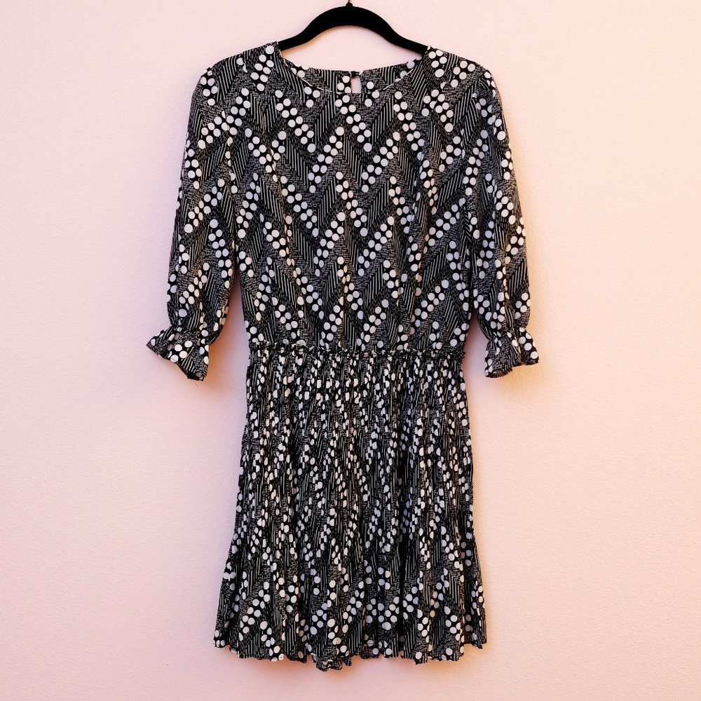 Bubble patterned mini dress Size S